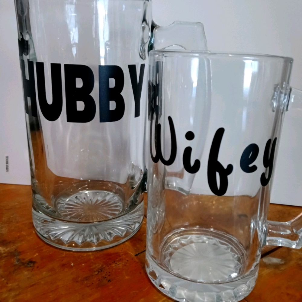 Hubby & Wifey Mug Set